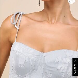 Lulu's Light Blue Midi Dress